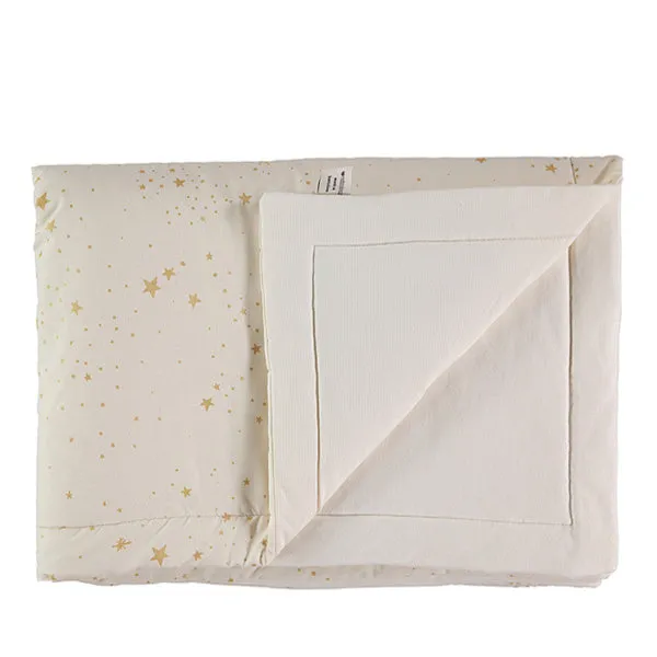 Nobodinoz Laponia Blanket – Gold Stella / Natural