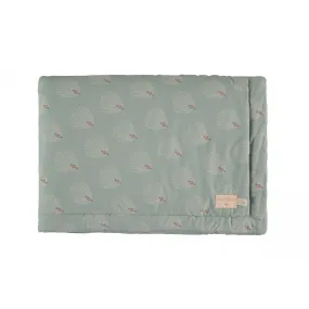 nobodinoz Laponia Blanket White Gatsby/Antique Green