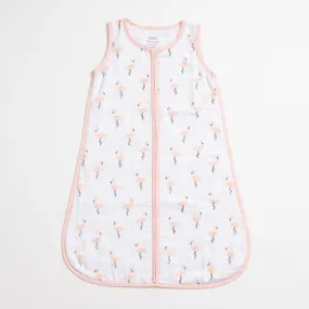 Peach Tropical Flamingo Theme Sleeping Bag