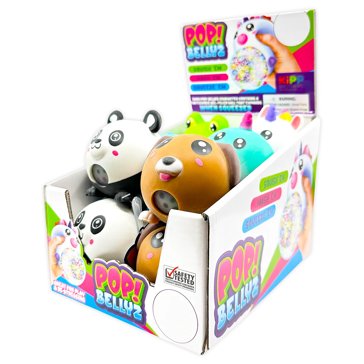 Pop Bellyz Squish Toy Assortment - 12 Pieces Per Retail Ready Display 24661