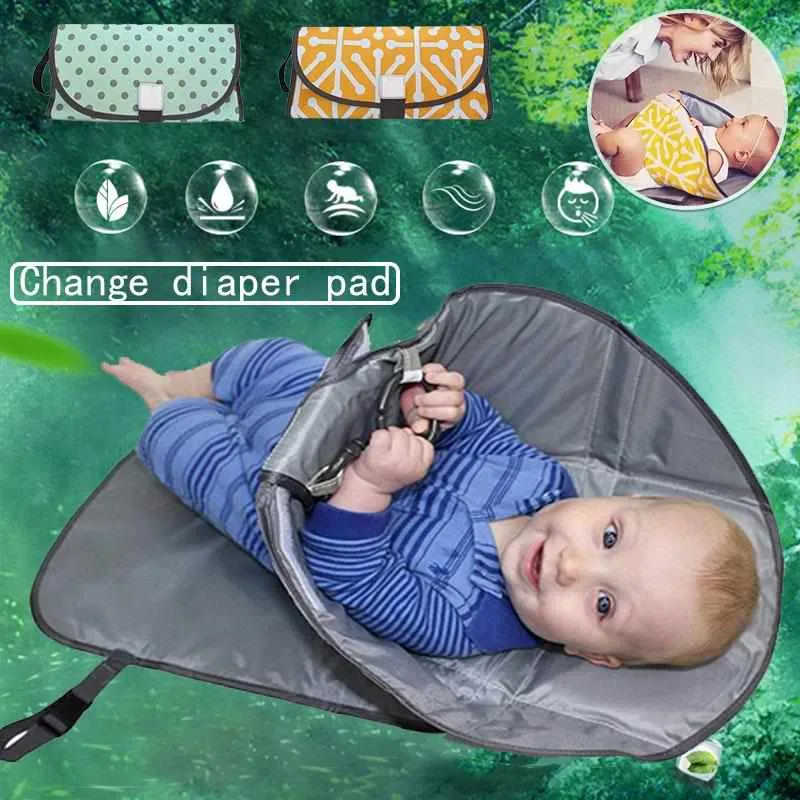 Portable Baby Changing Clutch Pad