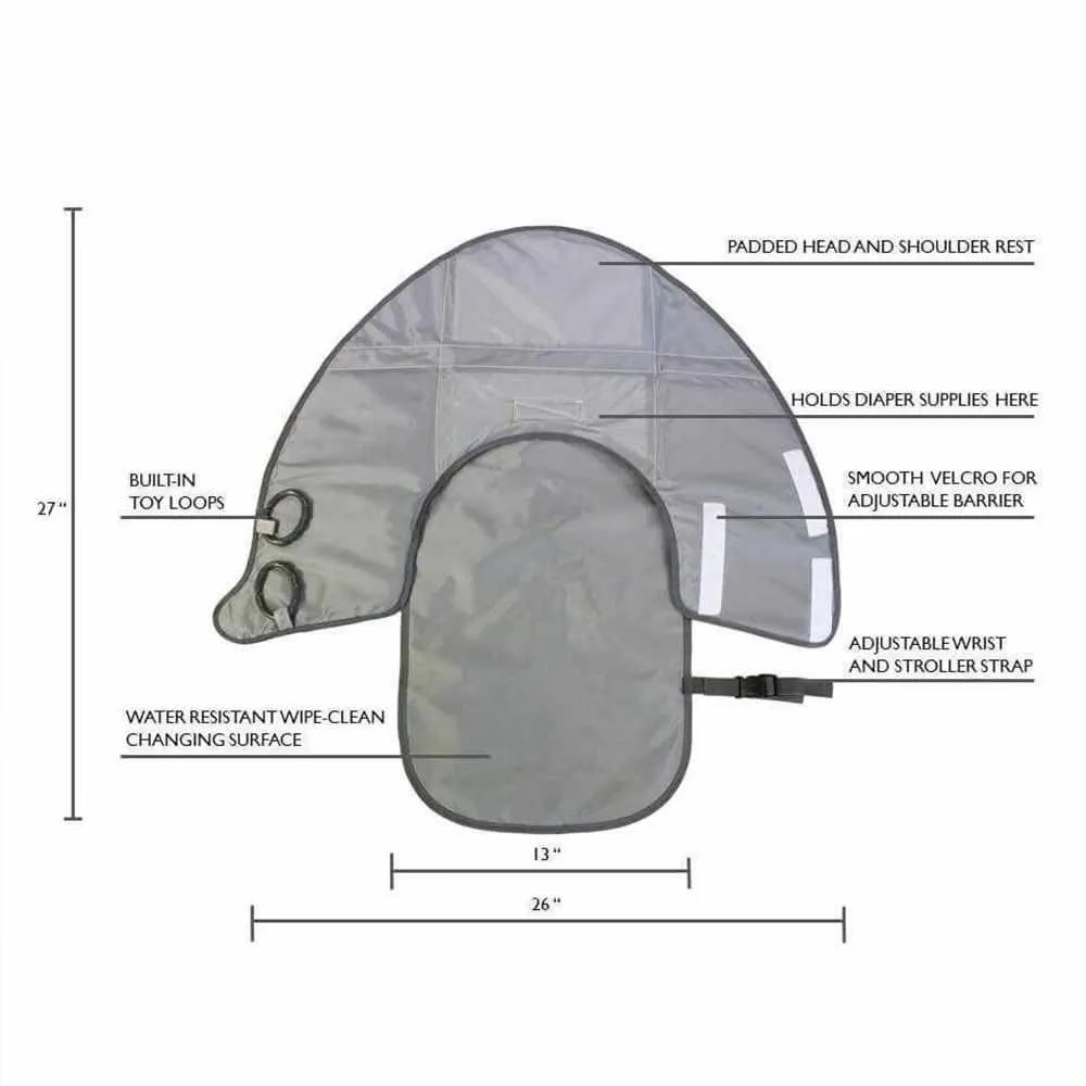 Portable Baby Changing Clutch Pad