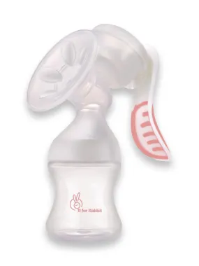 R For Rabbit First Feed Manual Breast Pump- Pink