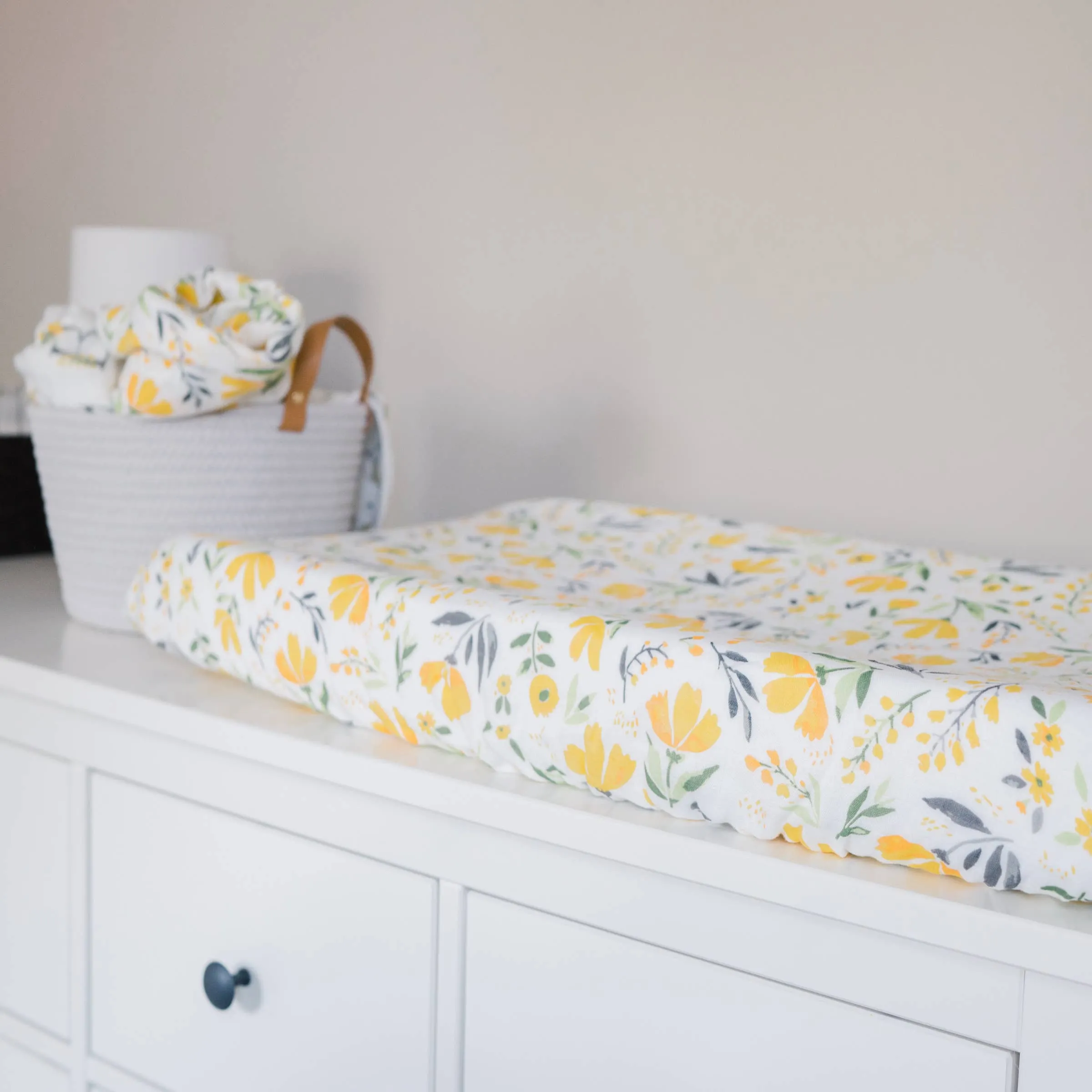Royal Garden Muslin Changing Pad Cover