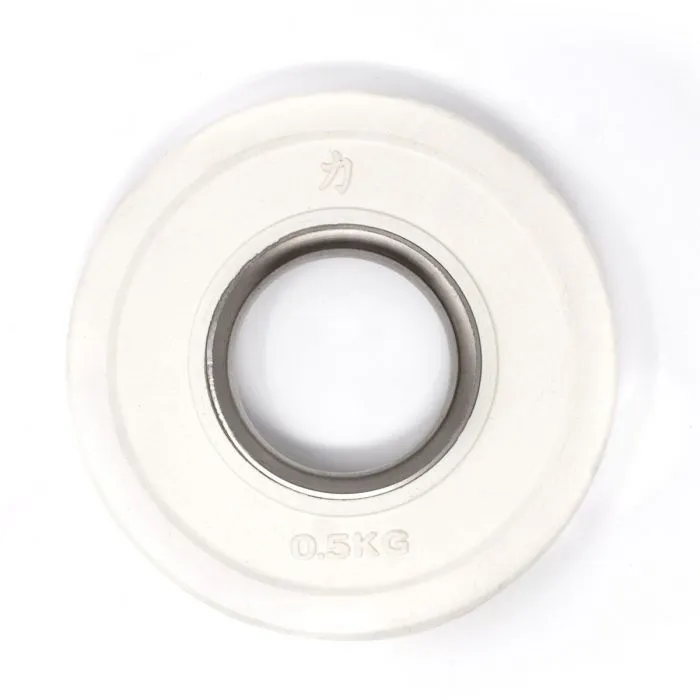 Rubber Coated Fractional Plate Set, Coloured - 15KG