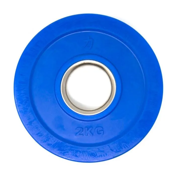 Rubber Coated Fractional Plate Set, Coloured - 15KG