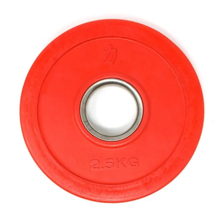 Rubber Coated Fractional Plate Set, Coloured - 15KG