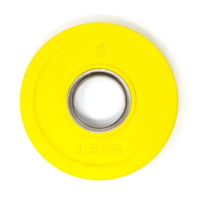 Rubber Coated Fractional Plate Set, Coloured - 15KG