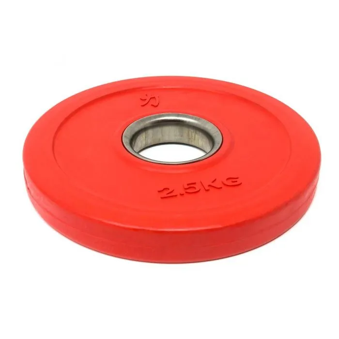 Rubber Coated Fractional Plate Set, Coloured - 15KG