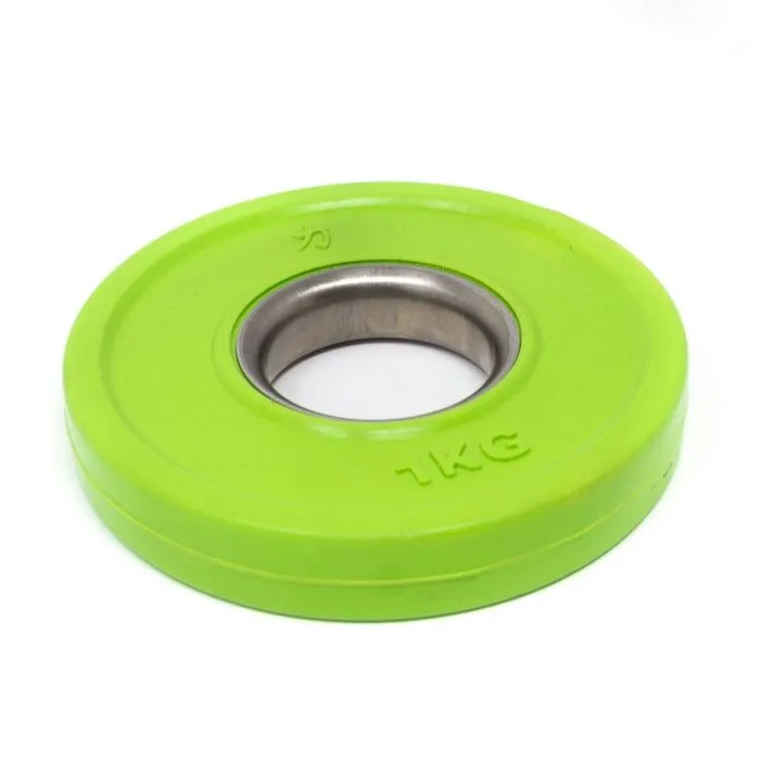 Rubber Coated Fractional Plate Set, Coloured - 15KG