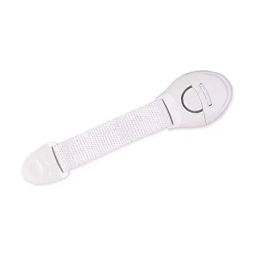 Safe-O-Kid- One Side Open Multi-Purpose Child Safety Lock- White (Pack of 2)