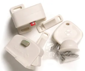 Safety 1st HS130 Lock System Set, 11-1/4 in L, 4.1 in W :CD: QUANTITY: 1