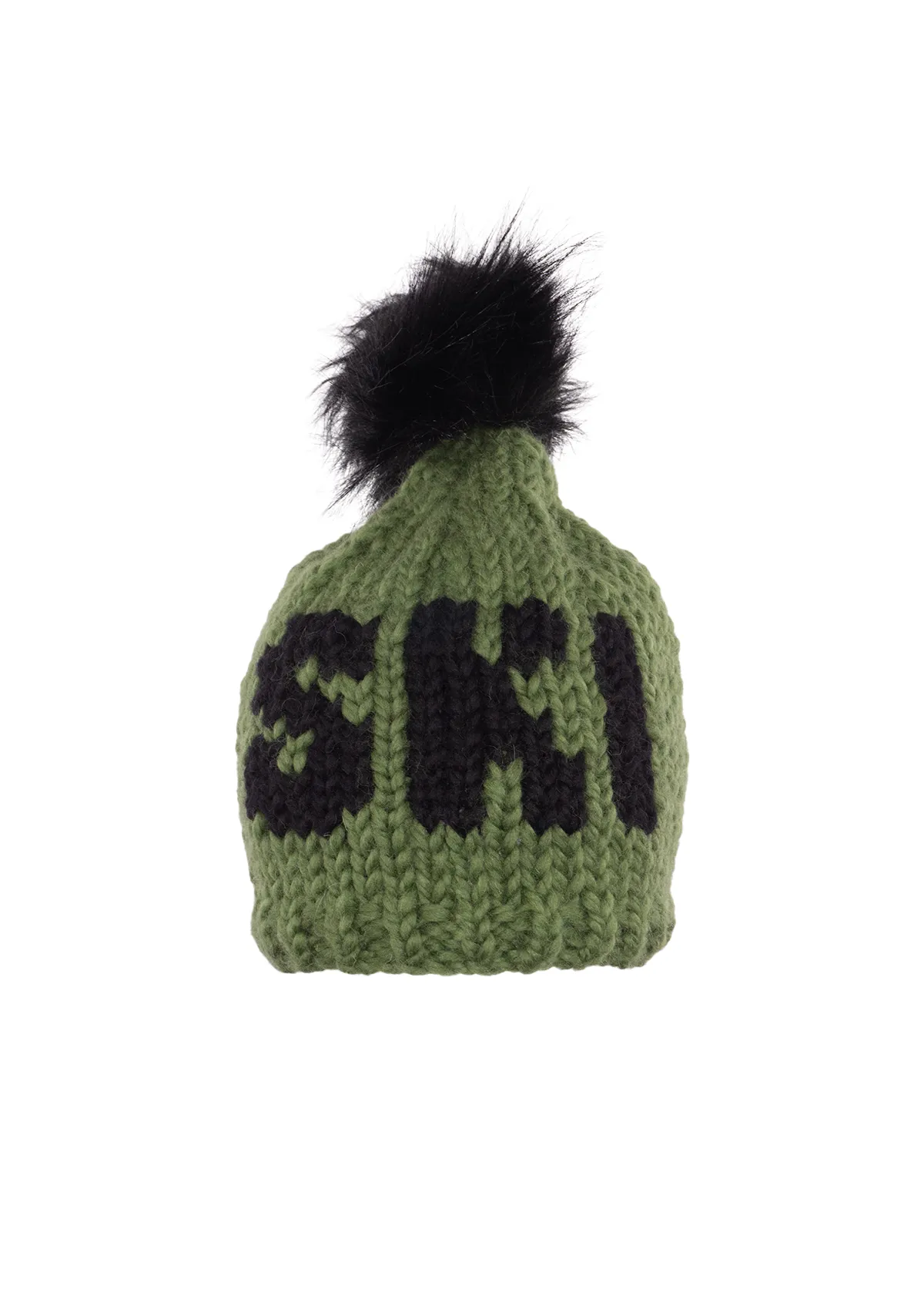 SKI Toque with Removable POM