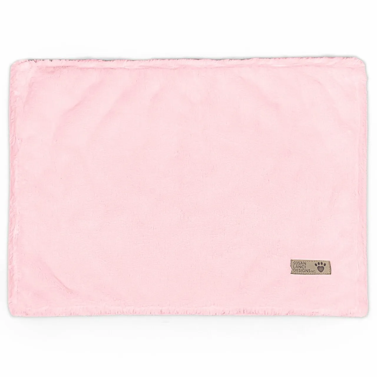 spa blanket - puppy pink
