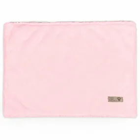 spa blanket - puppy pink