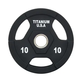 TITANIUM USA 10KG PU POLYURETHANE WEIGHT PLATE