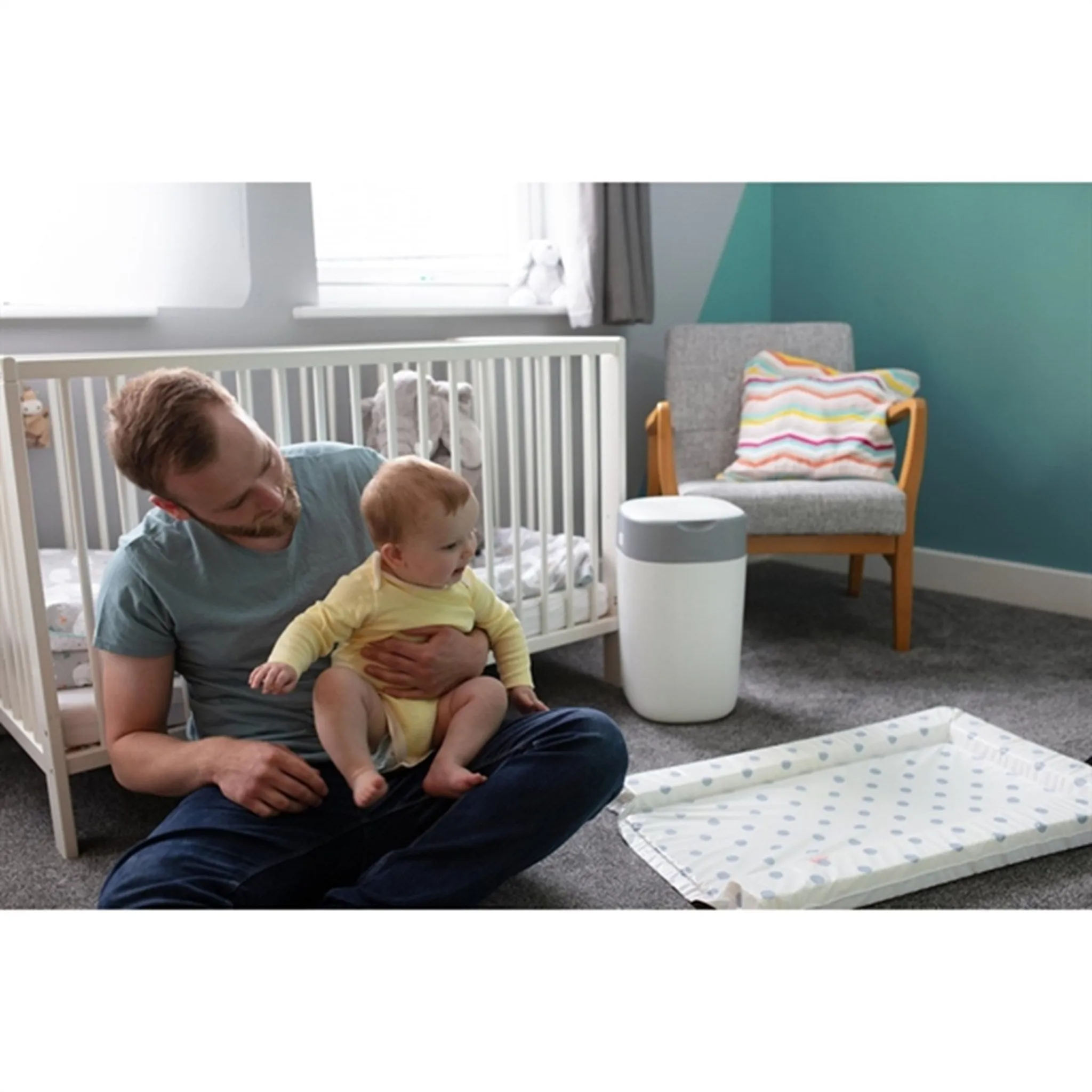Tommee Tippee Twist & Click Diaper Bin   6-Pack Refill White