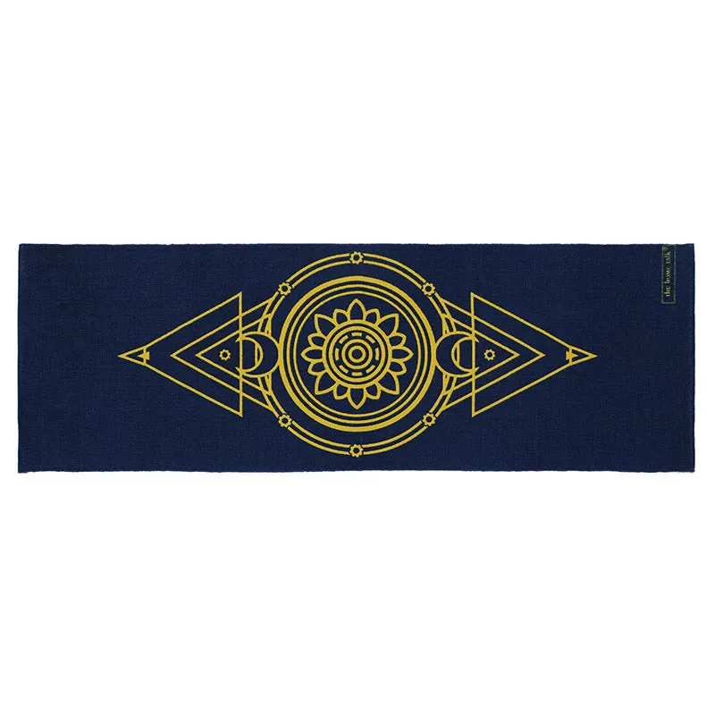 Triangle Handmade Non-Slip Yoga Exercise Mat | 24 x 72 Inches