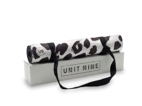 UNIT NINE White Leopard Yoga Mat