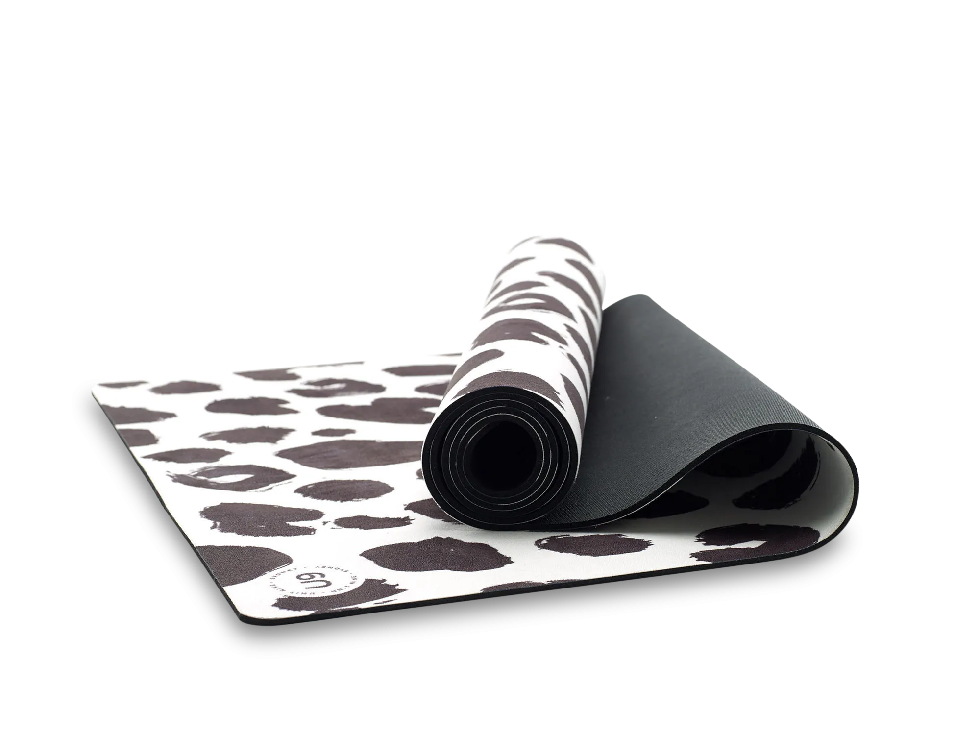 UNIT NINE White Leopard Yoga Mat