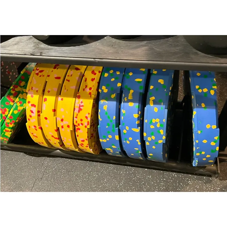 Warrior Fleck Easy-Grip Rubber Bumper Plates
