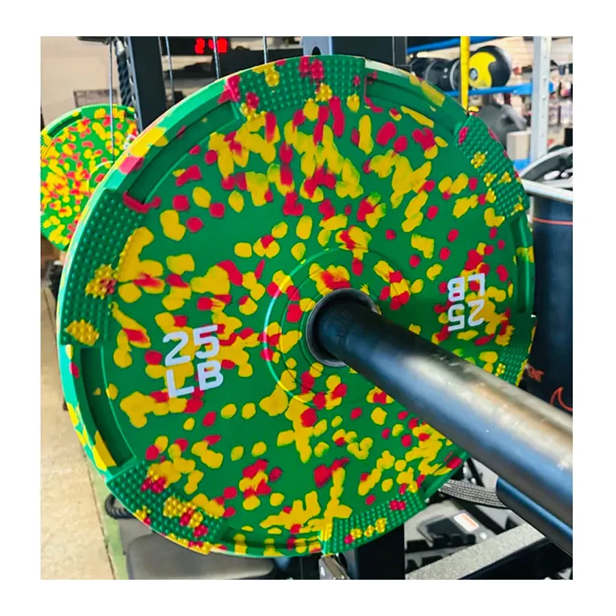 Warrior Fleck Easy-Grip Rubber Bumper Plates