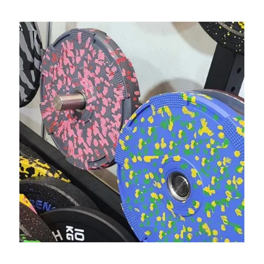 Warrior Fleck Easy-Grip Rubber Bumper Plates