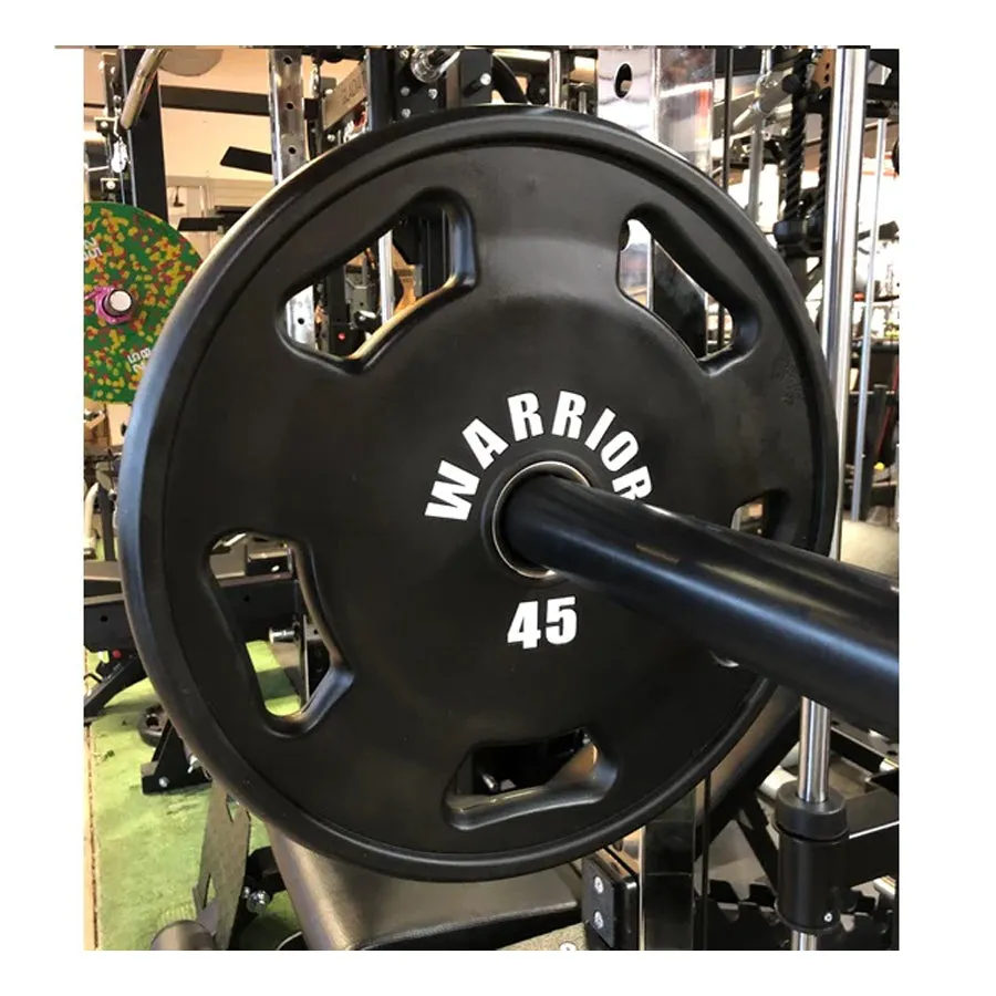 Warrior Urethane Grip Olympic Bumper Plates