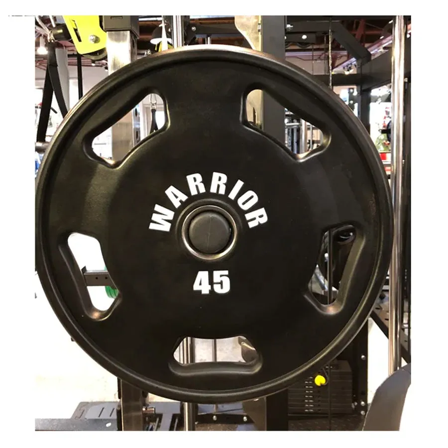 Warrior Urethane Grip Olympic Bumper Plates