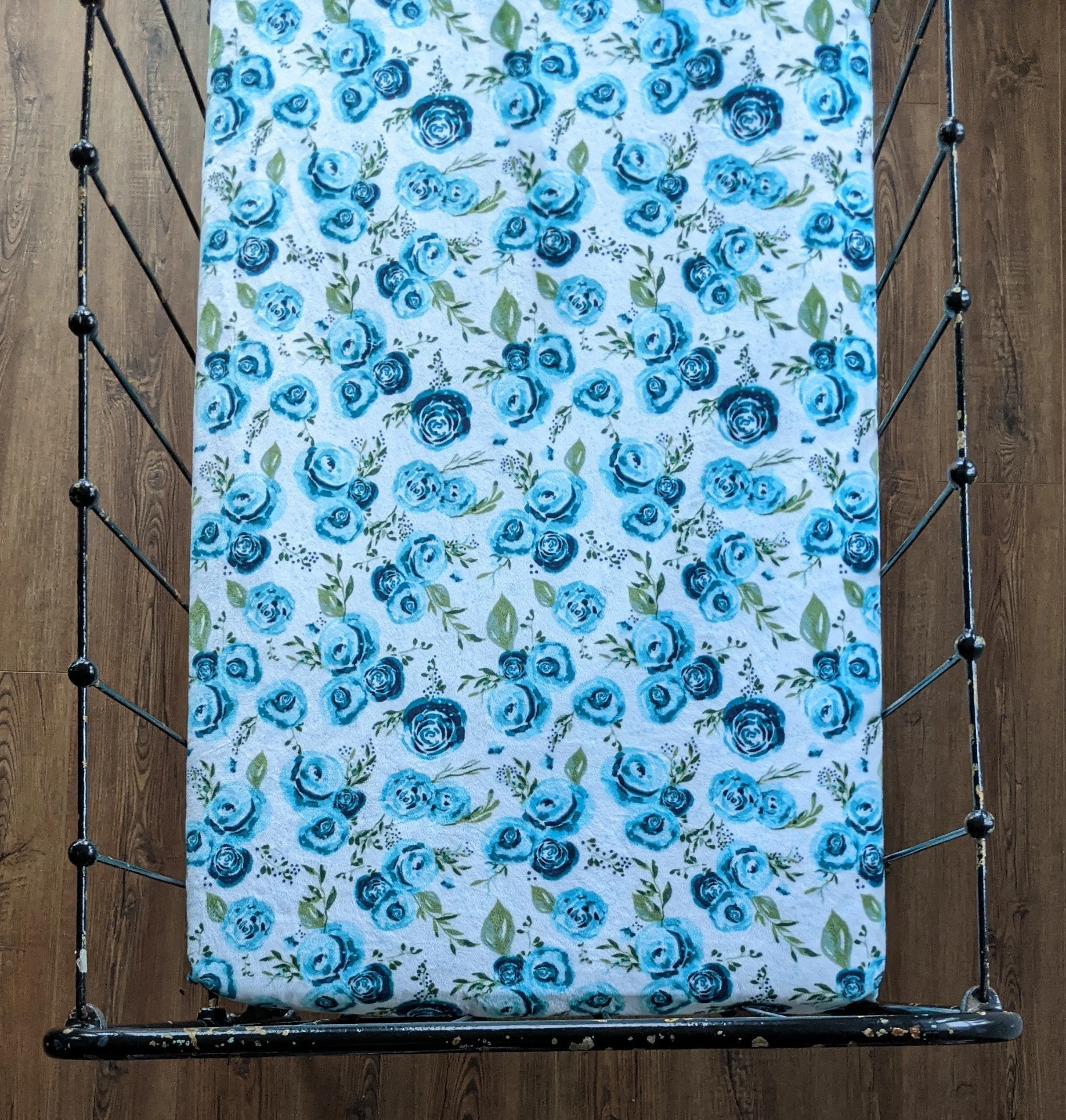 Watercolor Floral Crib Sheets