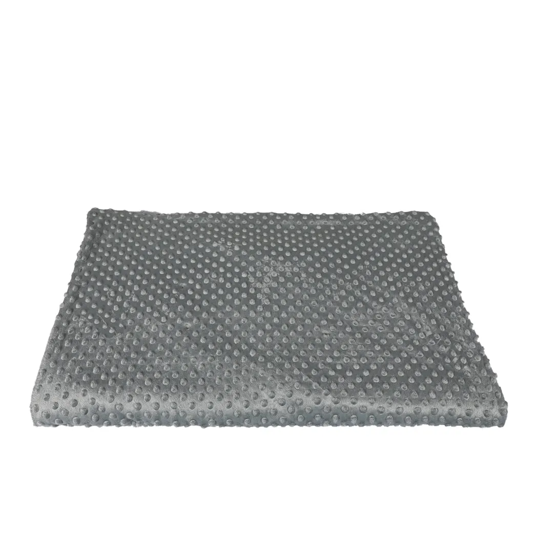 Whalen Weighted Soft Blanket Cover Quilt Single - Dark Grey