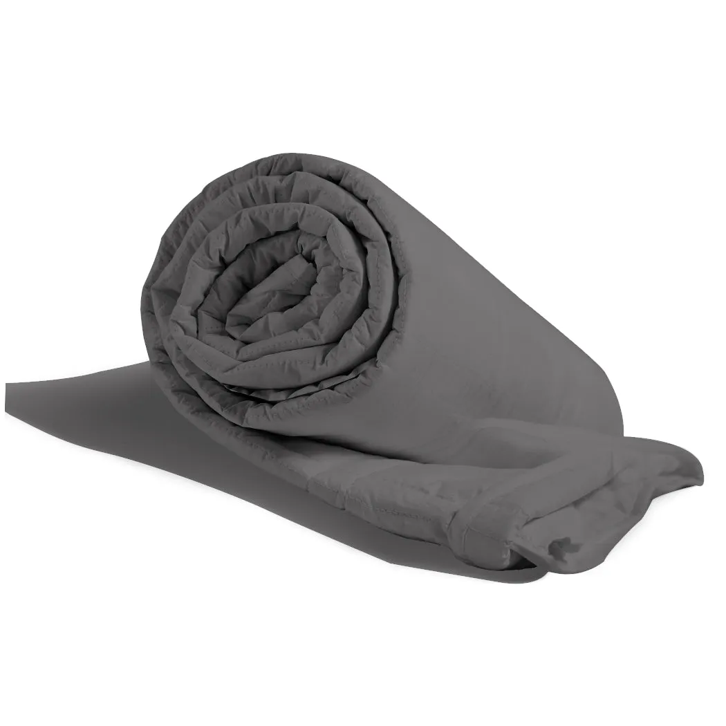 Wiley Weighted Soft Blanket Cotton Heavy Gravity Adults Deep Relax Relief 7KG - Grey