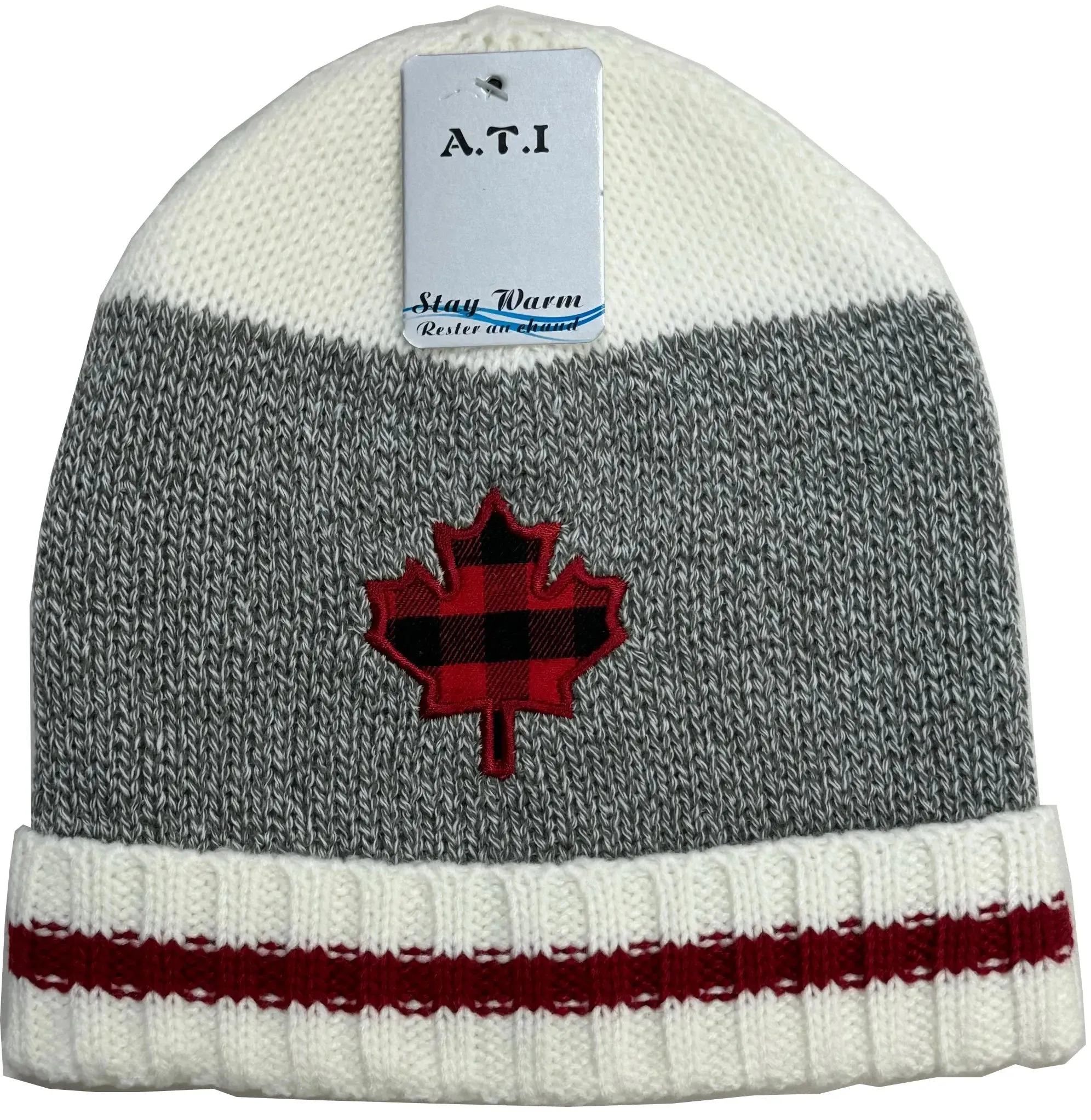 Winter hats Canada white