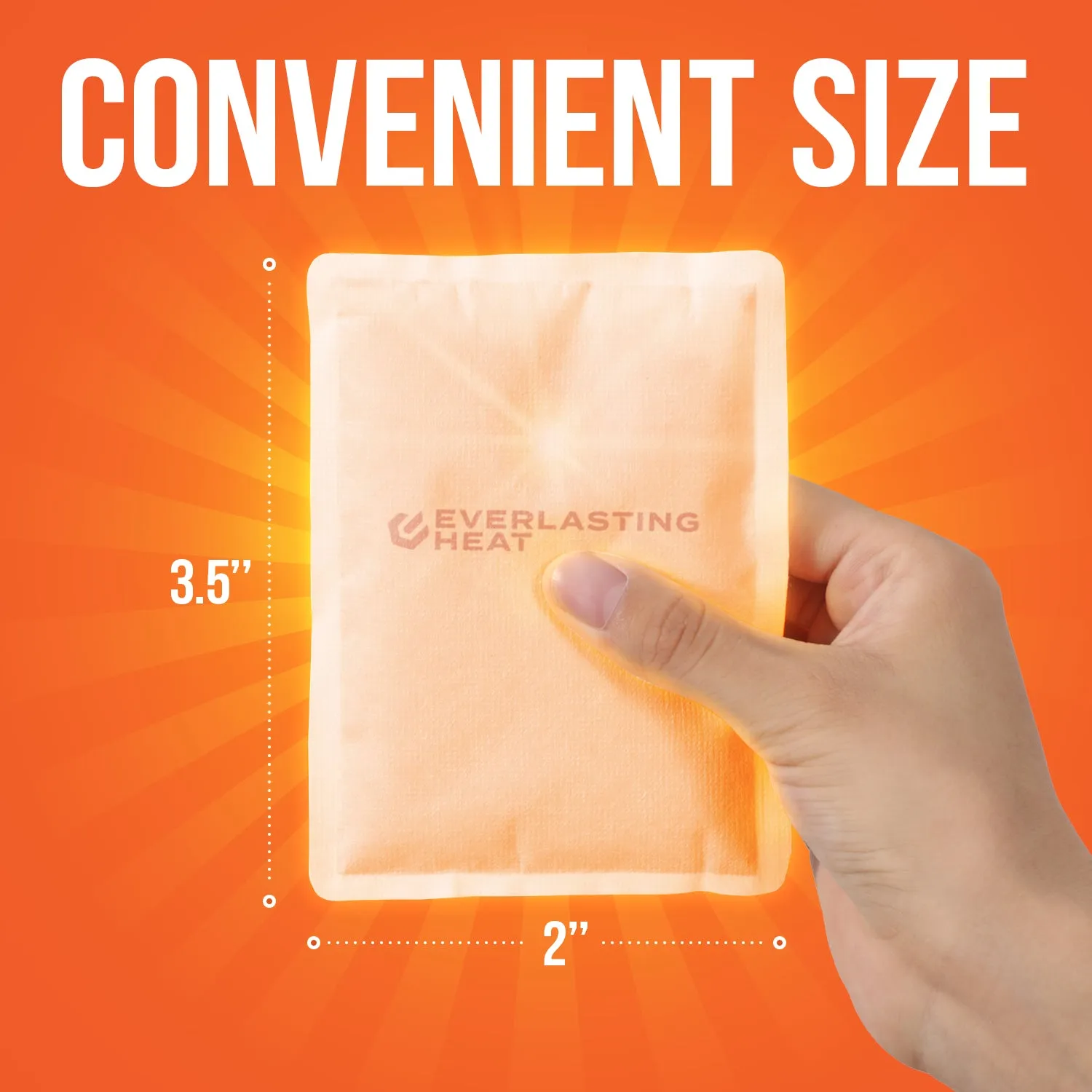XL Hand Warmers & Body Warmers 40 Pairs - Up to 18 Hours of Long Lasting Warmth and Hot Hands - Easy Air Activation for Hands, Body and Feet - TSA Approved