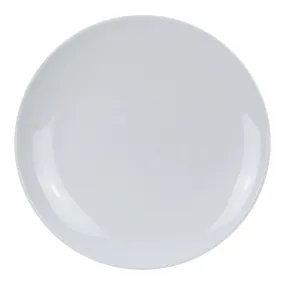 Yanco CO-107 Coupe Pattern Round Plate, 7" Diameter, Melamine, White Color, Pack of 48