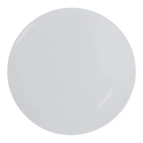 Yanco VE-110 10 1/2" White Melamine Round Venice Pizza Plate, Pack of 24