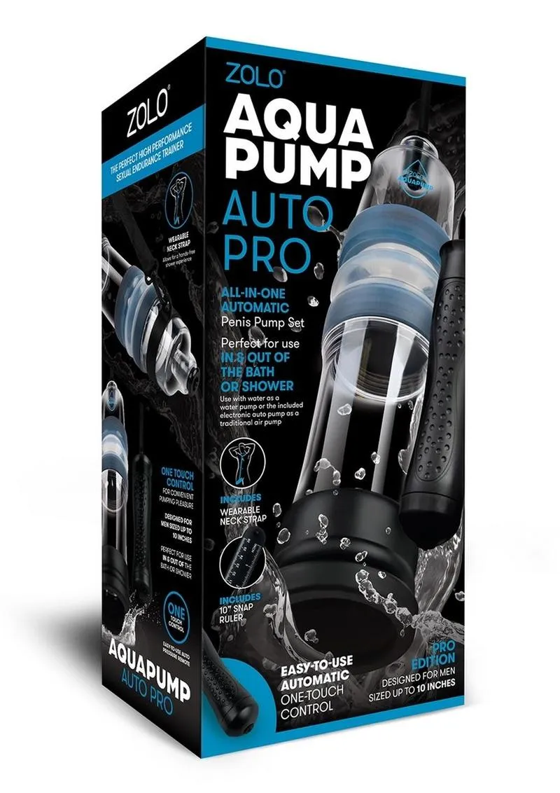 ZOLO Aquapump Auto Pro Silicone Penis Pump